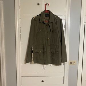 Lightweight military and tribal inspired jacket!